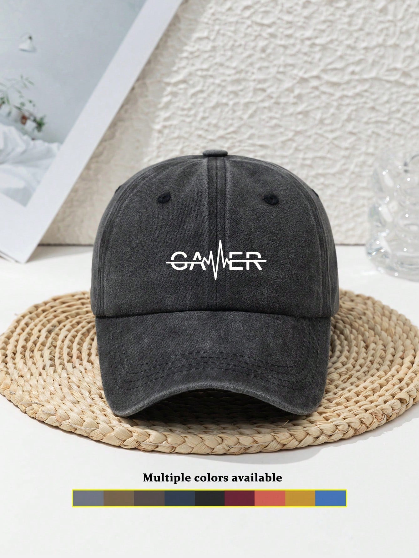 "GAMER" Heart Rate  Soft-Top Baseball Cap