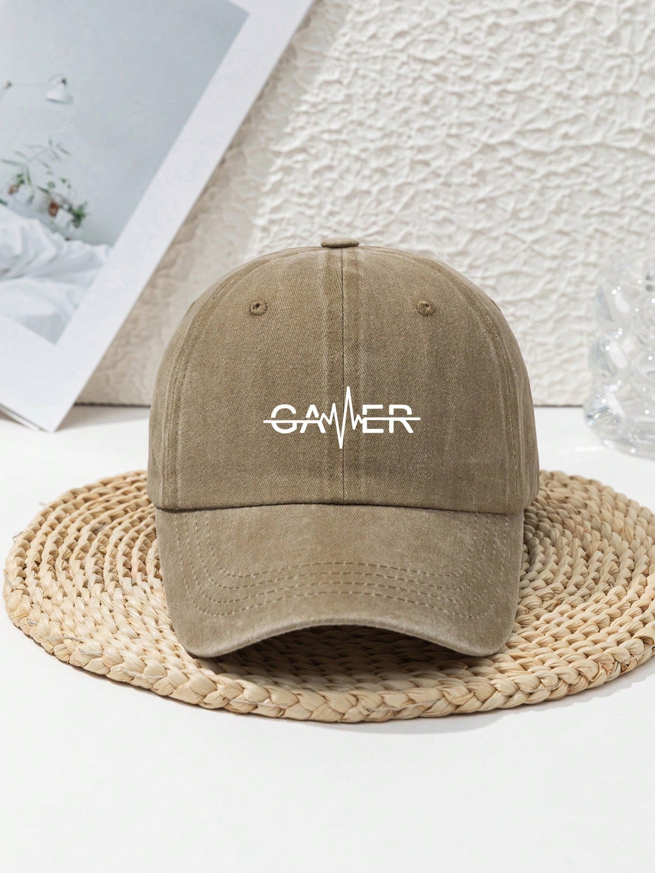 "GAMER" Heart Rate  Soft-Top Baseball Cap