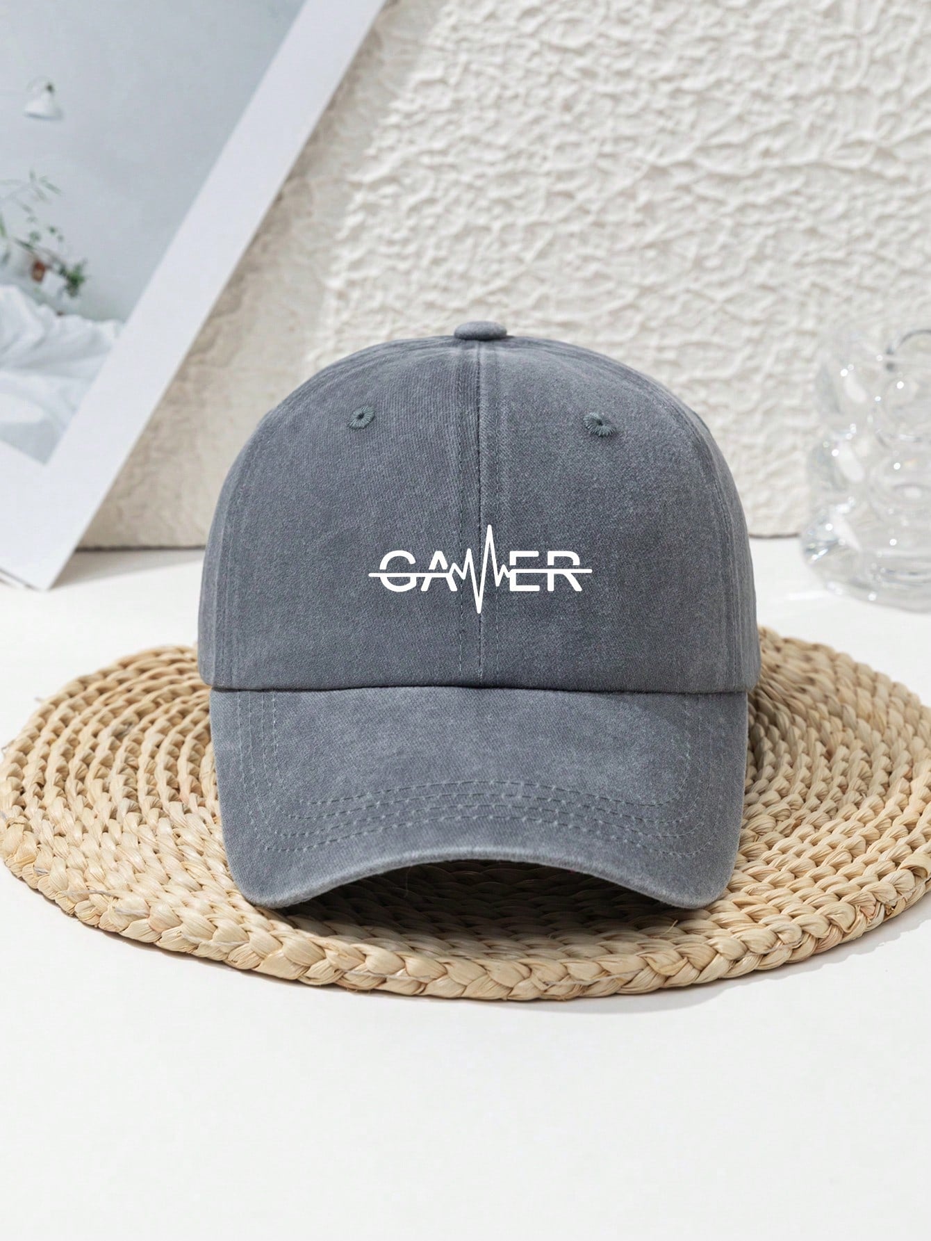 "GAMER" Heart Rate  Soft-Top Baseball Cap