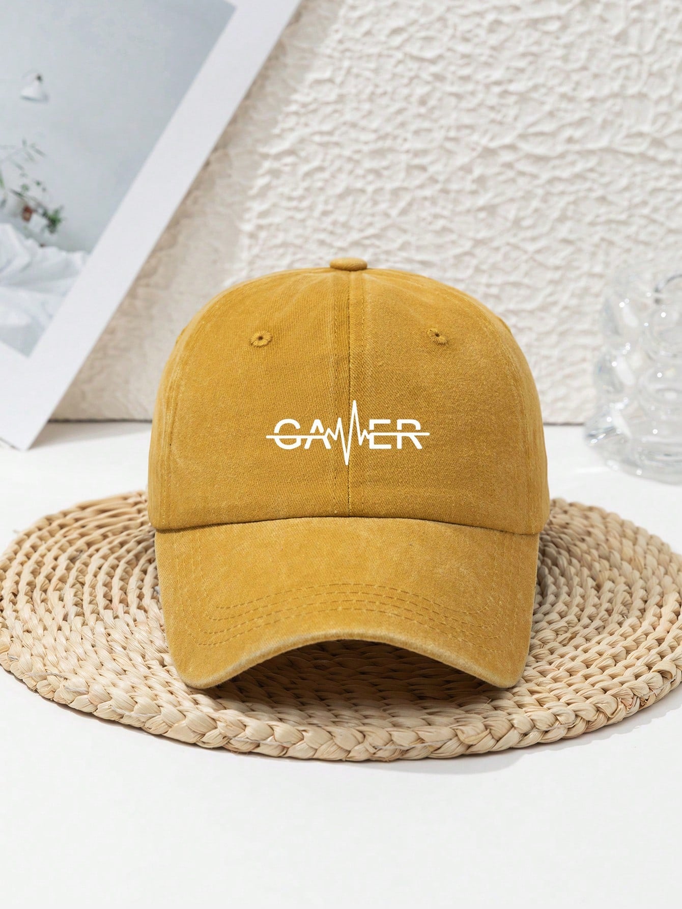 "GAMER" Heart Rate  Soft-Top Baseball Cap