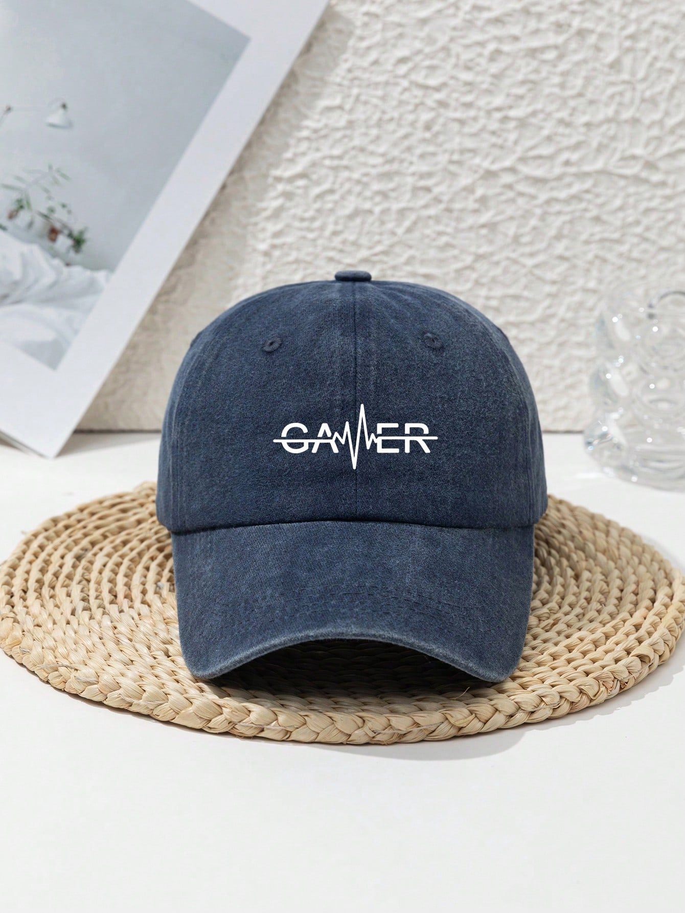 "GAMER" Heart Rate  Soft-Top Baseball Cap