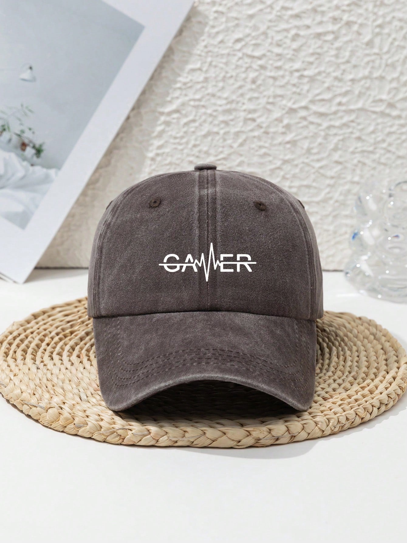 "GAMER" Heart Rate  Soft-Top Baseball Cap